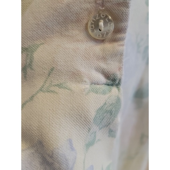 Lanz of Salzburg Night Gown Womens L Floral Eyelet Lace Vintage Cottage - Picture 5 of 14